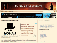 Tablet Screenshot of halifaxinvestments.com